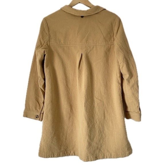 Soft Surroundings Shacket Oversized Shirt Women’s Size Khaki Tan Medium M - Picture 2 of 7
